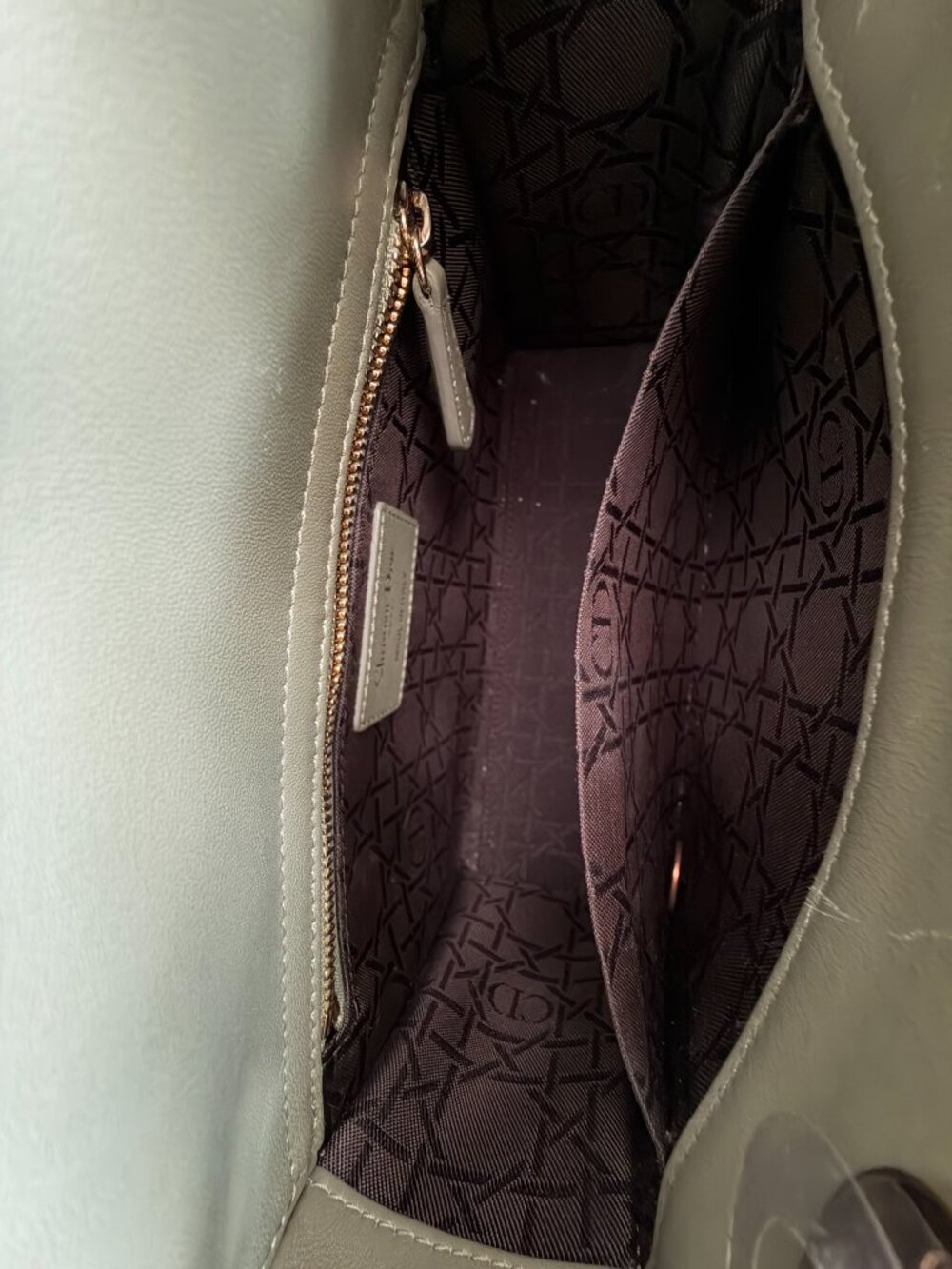 Dior Olive Medium Lady Bag - Picture 6 of 7